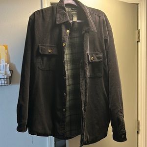 Black Covington corduroy jacket in size large